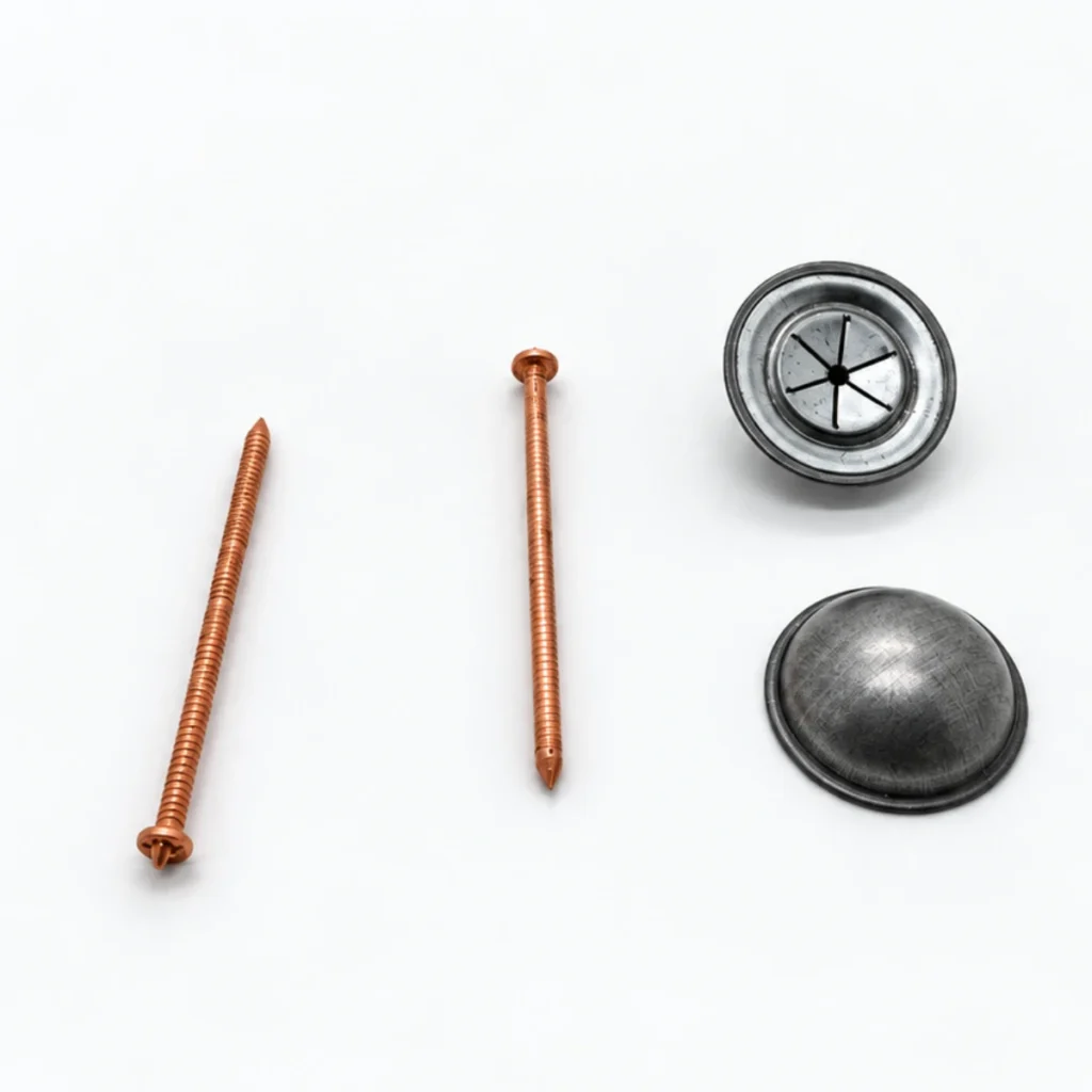 CD Weld Pins — Material finishes