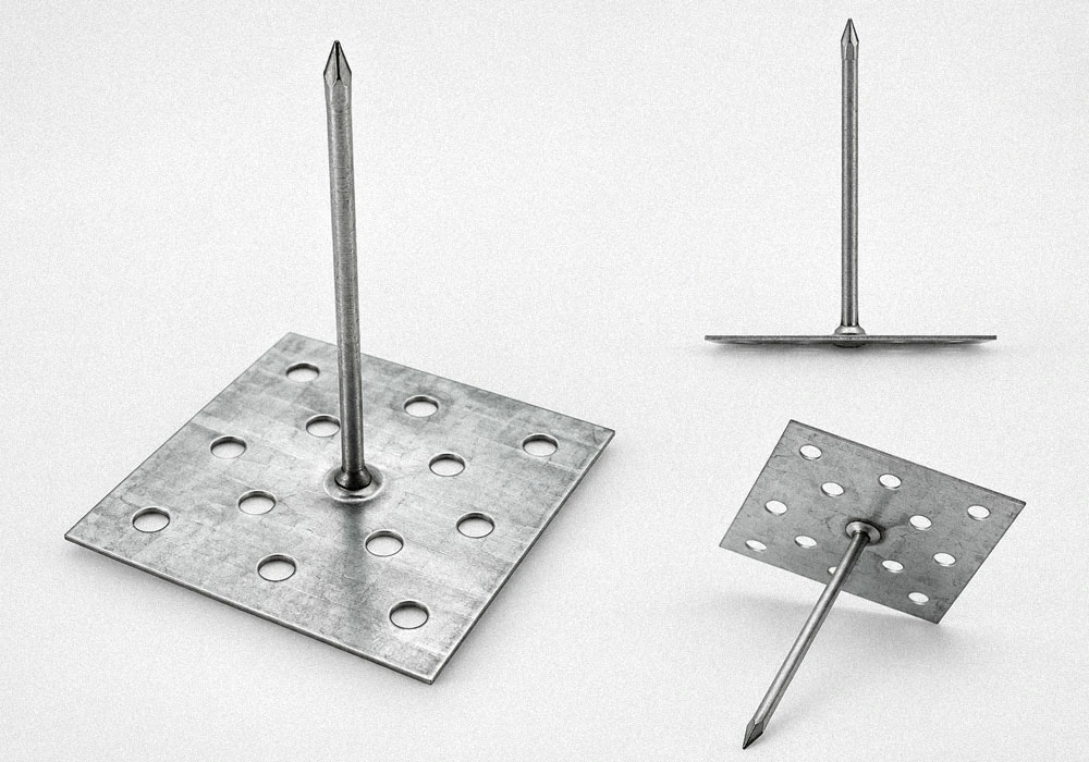 Mesh base pins