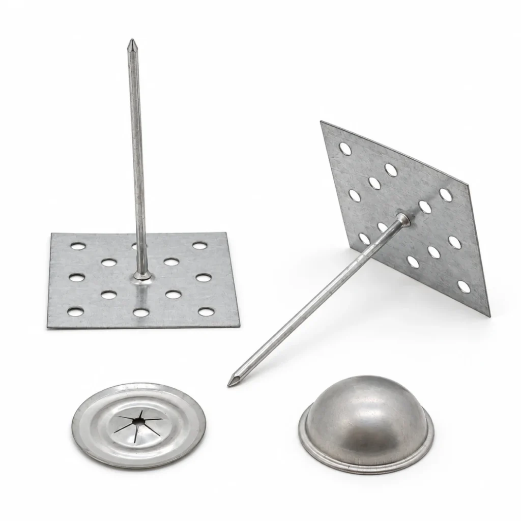Perforated & Mesh Base Pins — Perforated base detail