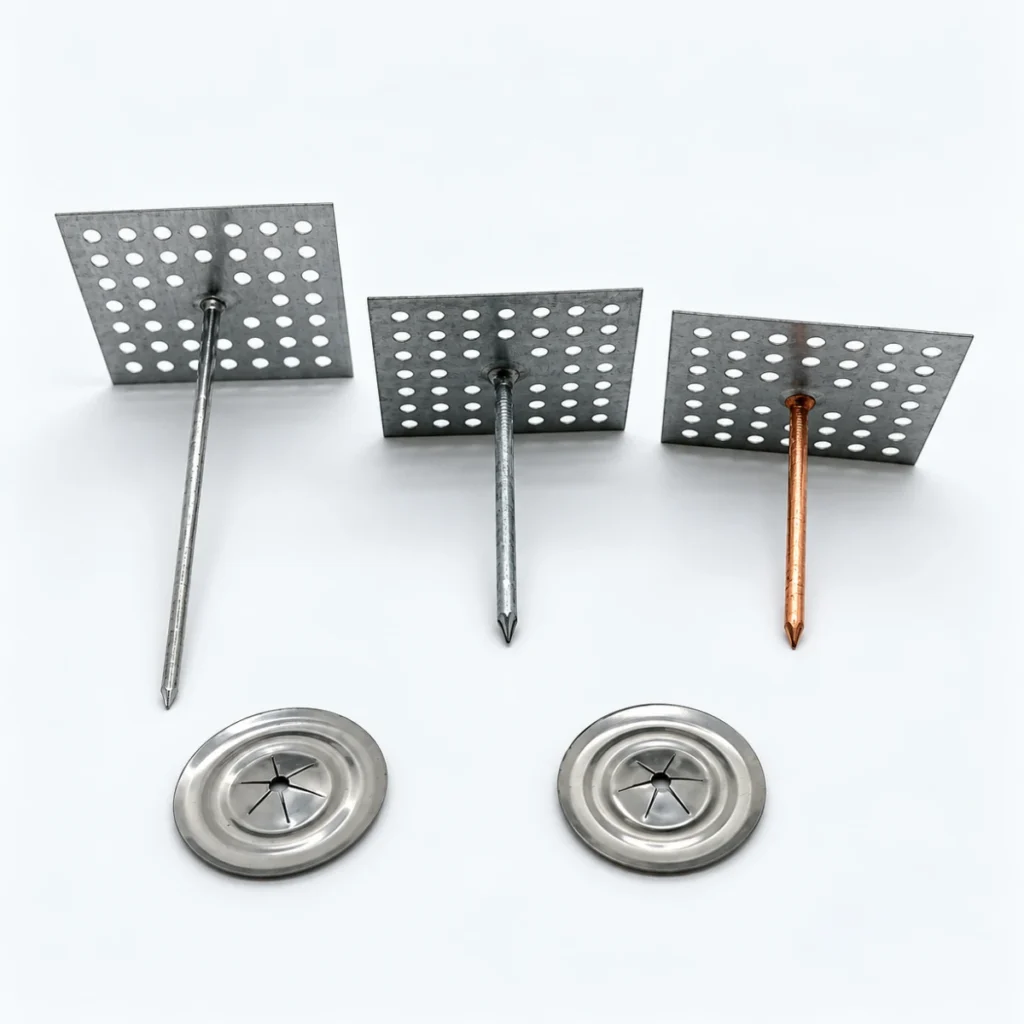 Perforated & Mesh Base Pins — Wire options