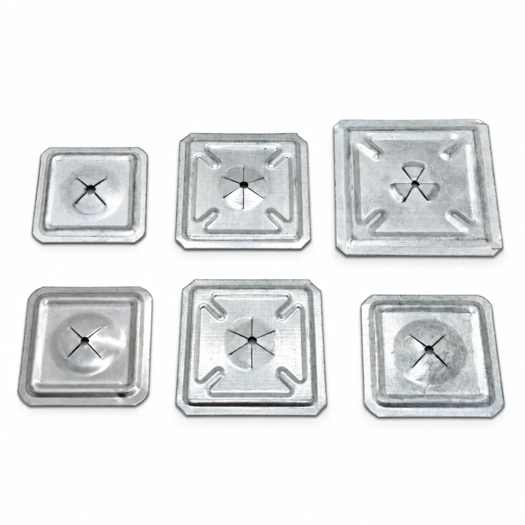 Self Locking Insulation Washers — Square washers
