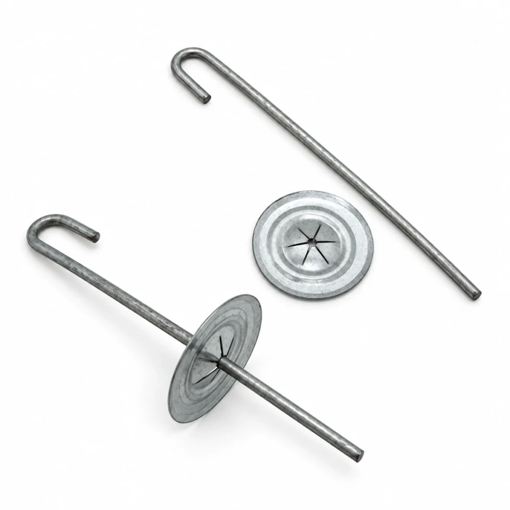 Solar Panel Mesh Clips — Clip with washer