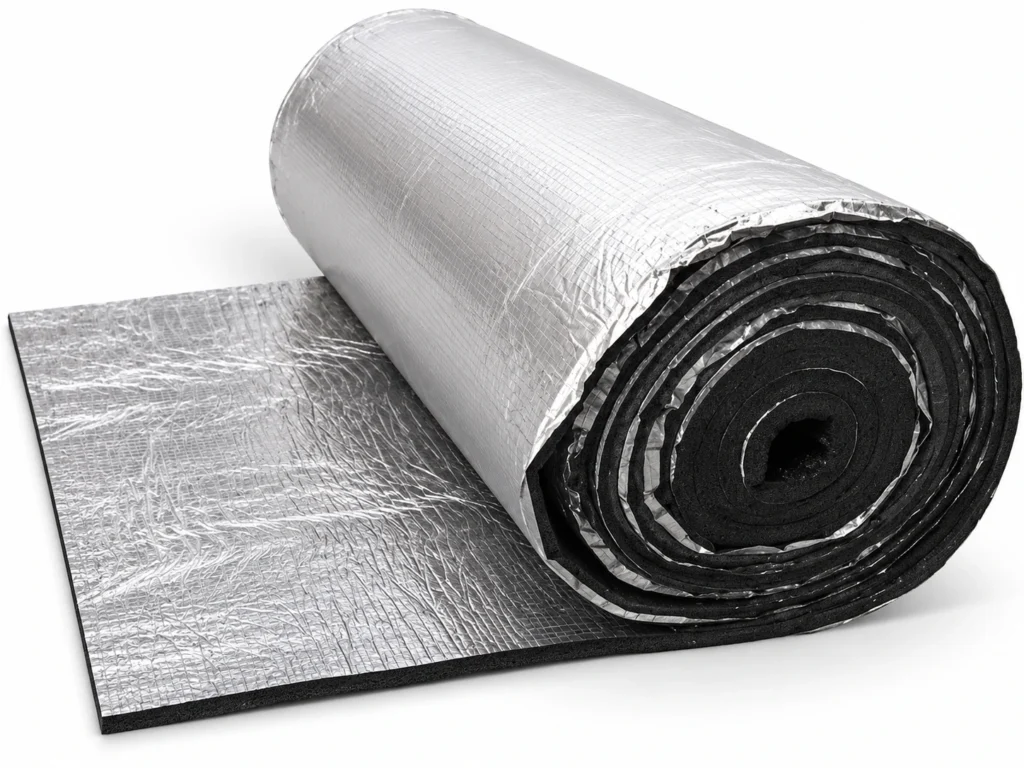 Rubber Foam Insulation Rolls dimension drawing