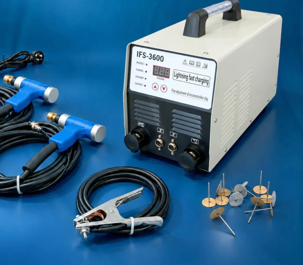 Insulation pins. Welding equipment.
